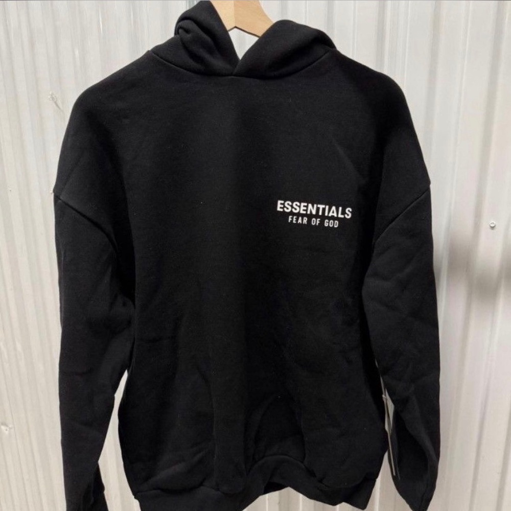 Fear of God Essentials Black Hoodie